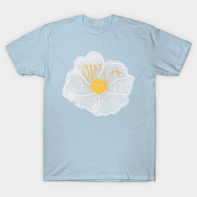 Ojai, California Matilija Poppy T-Shirt by MSBoydston